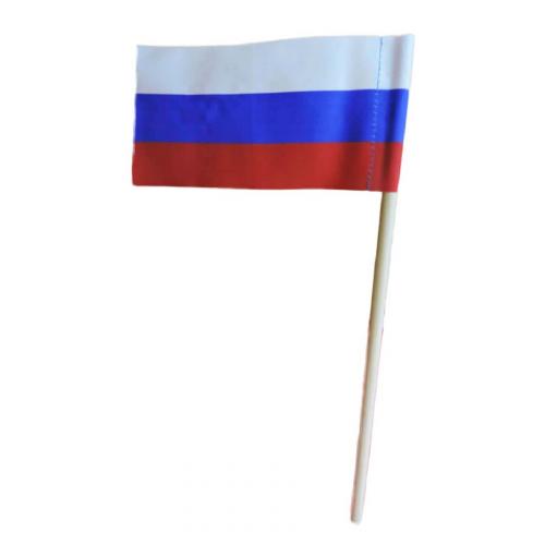 Флажок триколор на деревянной палочке